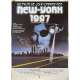 ESCAPE FROM NEW-YORK Original Movie Poster- 15x21 in. - 1981 - John Carpenter, Kurt Russel