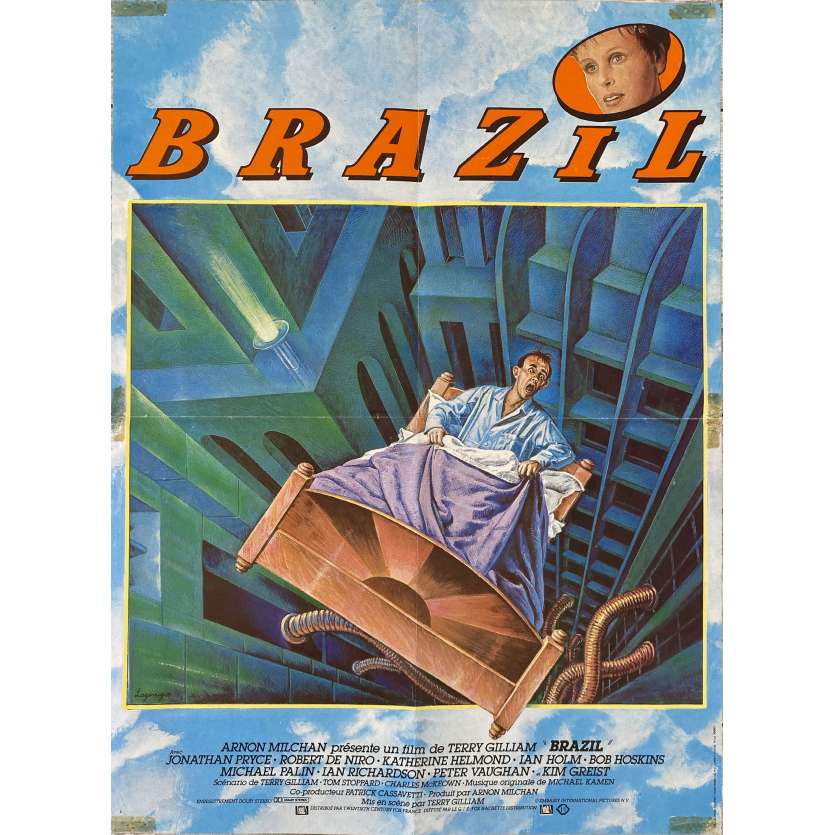BRAZIL Original Movie Poster- 15x21 in. - 1985 - Terry Gilliam, Jonathan Pryce