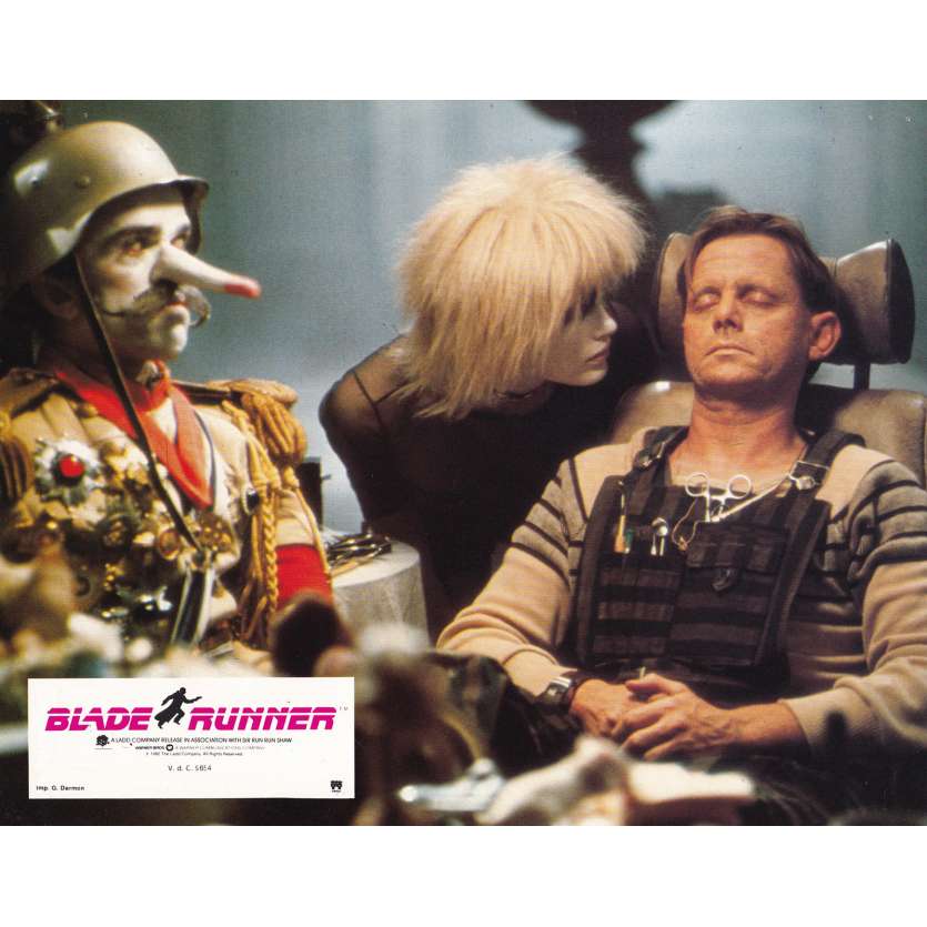 BLADE RUNNER Original Lobby Card N01 - 9x12 in. - 1982 - Ridley Scott, Harrison Ford