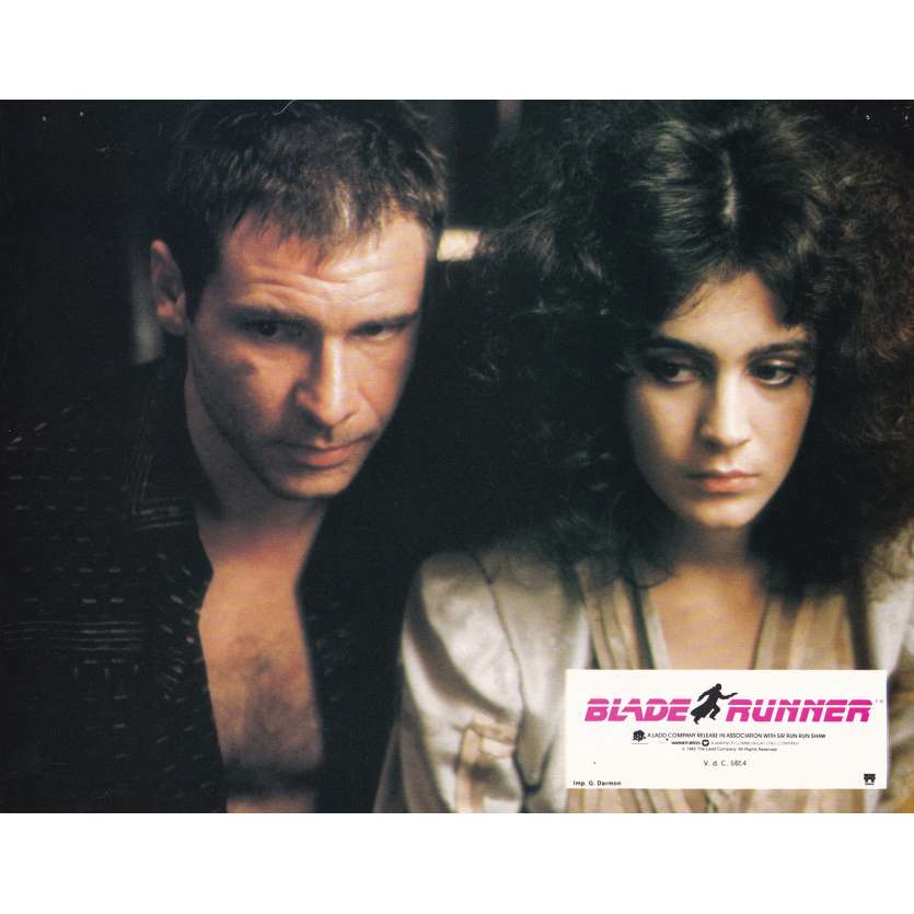 BLADE RUNNER Original Lobby Card N02 - 9x12 in. - 1982 - Ridley Scott, Harrison Ford