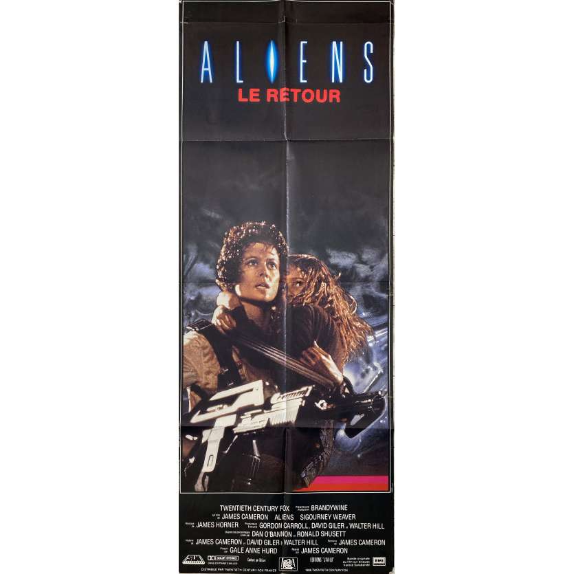 ALIENS Affiche de film- 60x160 cm. - 1986 - Sigourney Weaver, James Cameron