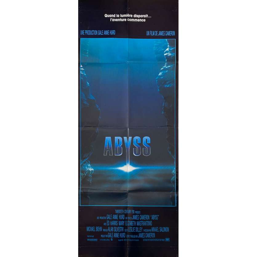 ABYSS Affiche de film- 60x160 cm. - 1989 - Ed Harris, James Cameron