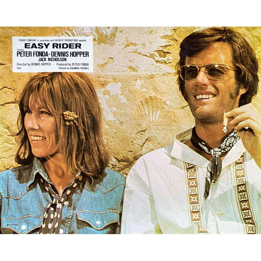 EASY RIDER Original Lobby Card N04 - 10x12 in. - 1969 - Dennis Hopper, Peter Fonda