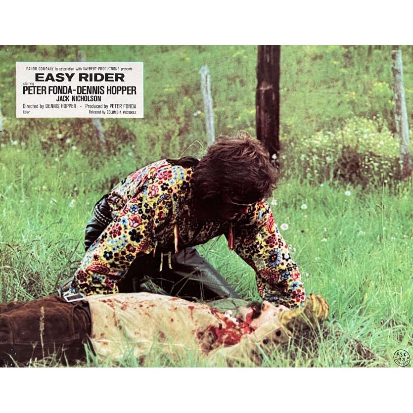 EASY RIDER Original Lobby Card N06 - 10x12 in. - 1969 - Dennis Hopper, Peter Fonda