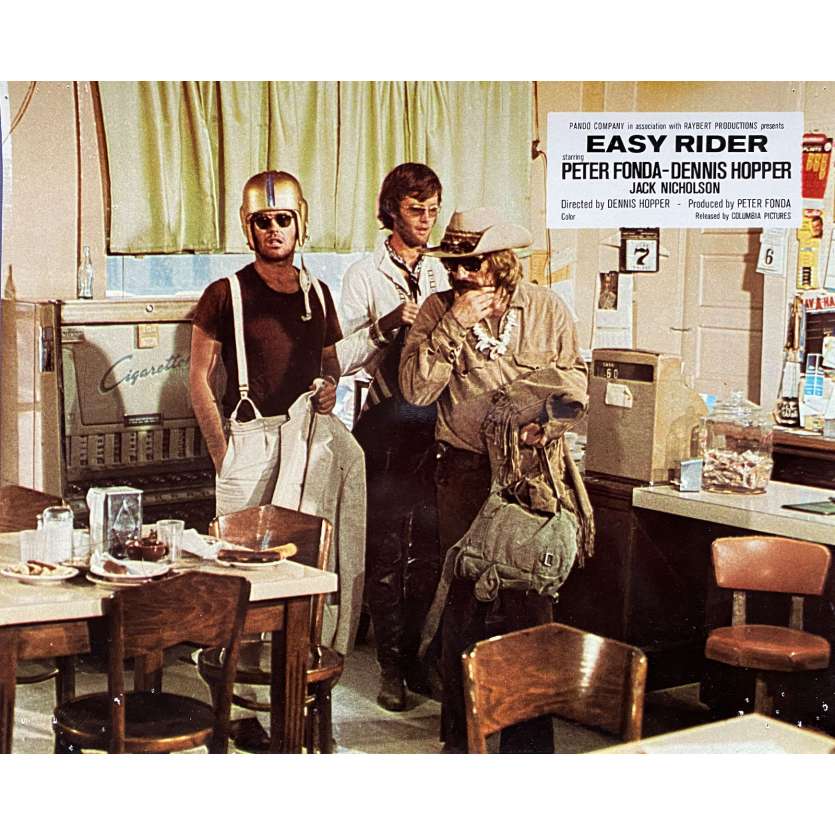 EASY RIDER Original Lobby Card N13 - 10x12 in. - 1969 - Dennis Hopper, Peter Fonda