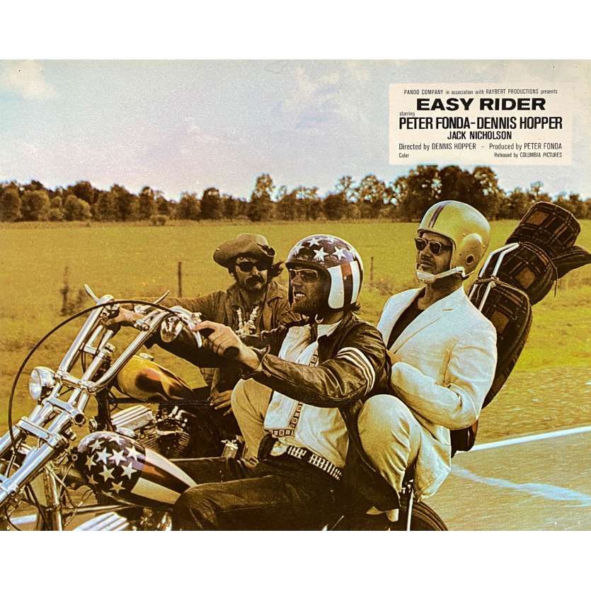 EASY RIDER Original Lobby Card N15 - 10x12 in. - 1969 - Dennis Hopper, Peter Fonda