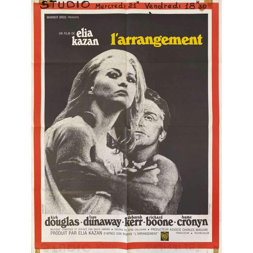 L'ARRANGEMENT Affiche de film- 60x80 cm. - 1969 - Kirk Douglas, Elia Kazan
