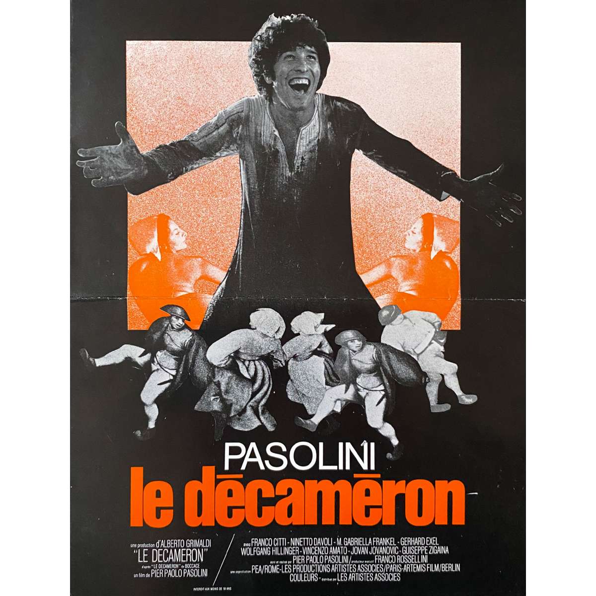 THE DECAMERON French Herald - 9x12 in. - 1971