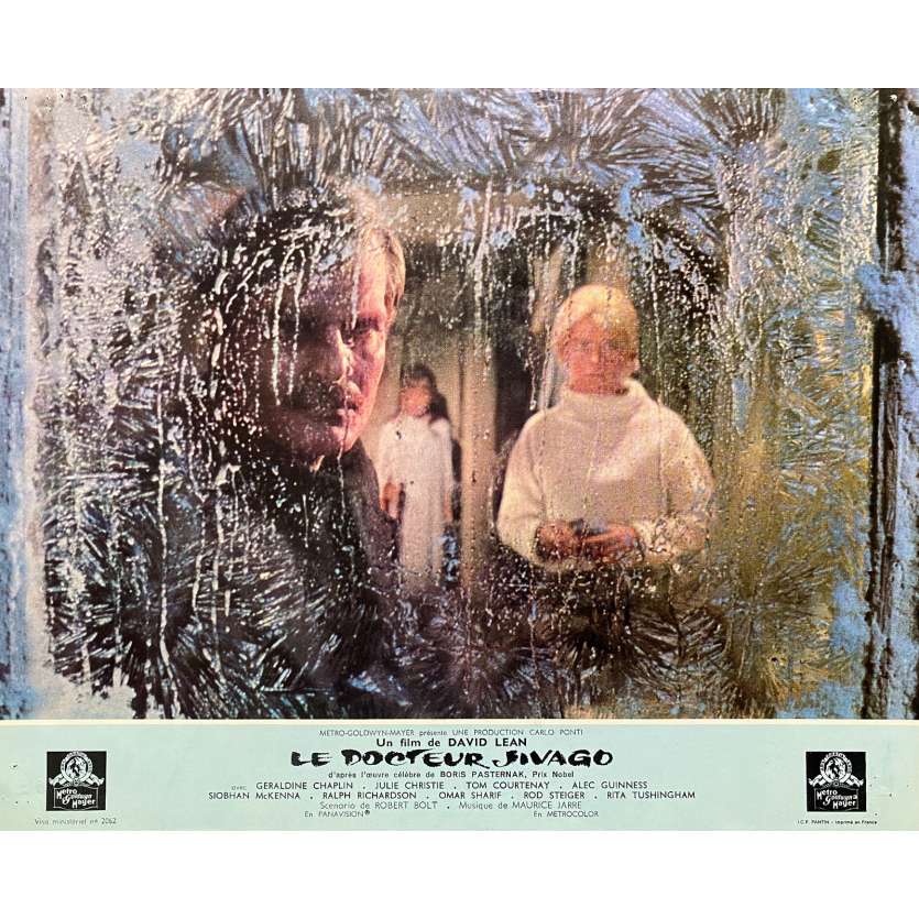 DOCTOR ZHIVAGO Original Lobby Card N07 - 9x12 in. - 1965 - David Lean, Omar Shari, fJulie Christie