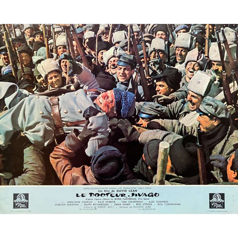 DOCTOR ZHIVAGO Original Lobby Card N08 - 9x12 in. - 1965 - David Lean, Omar Shari, fJulie Christie