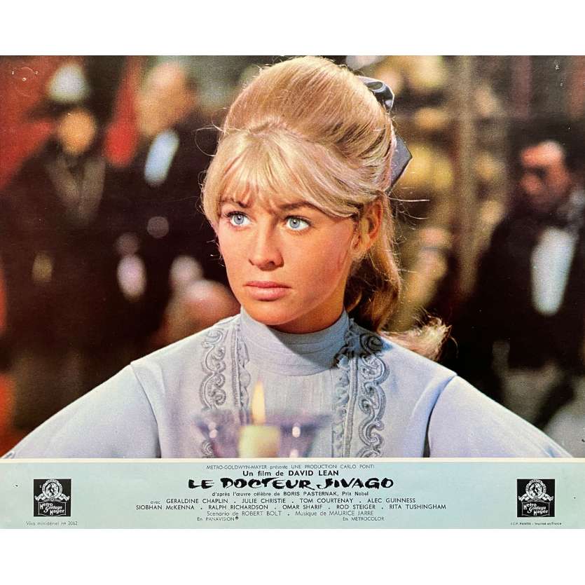 DOCTOR ZHIVAGO Original Lobby Card N09 - 9x12 in. - 1965 - David Lean, Omar Shari, fJulie Christie