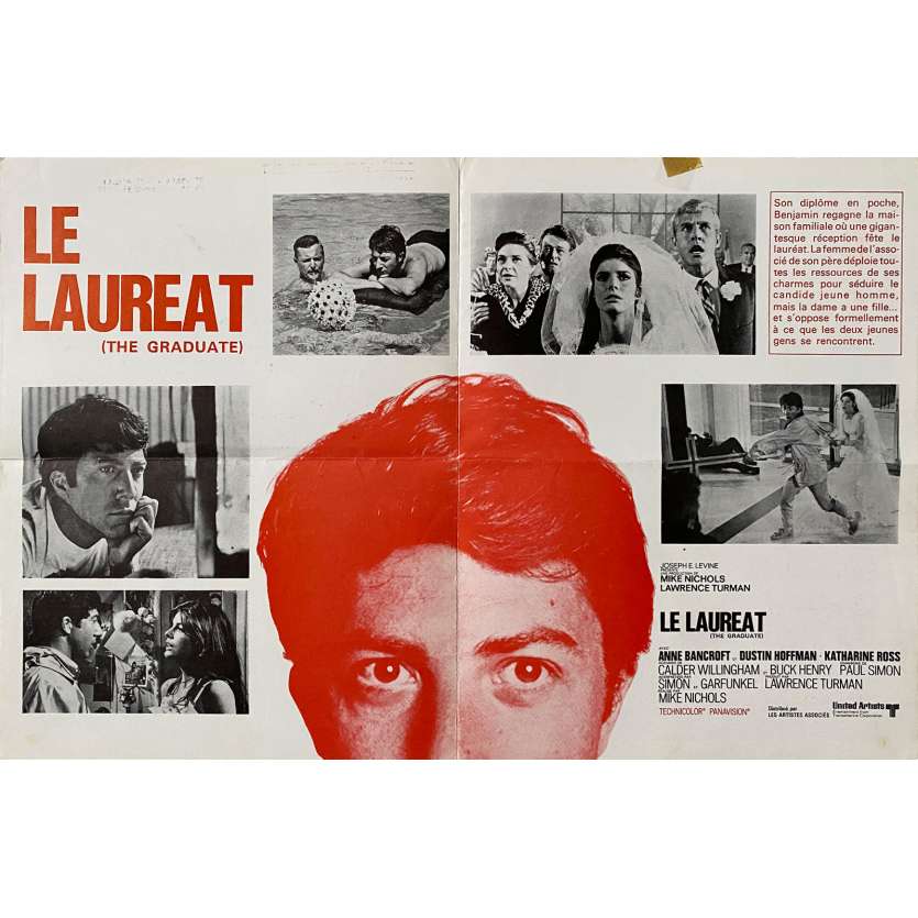 THE GRADUATE Original Herald- 10x12 in. - 1967 - Mike Nichols, Dustin Hoffman