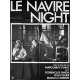 LE NAVIRE NIGHT Affiche de film- 120x160 cm. - 1979 - Dominique Sanda, Bulle Ogier, Marguerite Duras