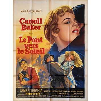 BRIDGE TO THE SUN Original Movie Poster- 47x63 in. - 1961 - Etienne Périer, Carroll Baker