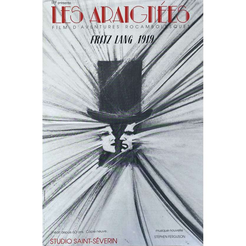 LES ARAIGNEES Affiche de film- 40x60 cm. - R1970 - Carl de Vogt, Fritz Lang