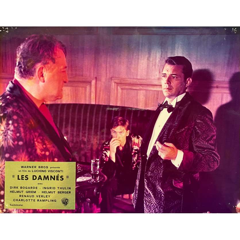 THE DAMNED Original Lobby Card N02 - DeLuxe - 10x12 in. - 1969 - Luchino Visconti, Dirk Bogarde
