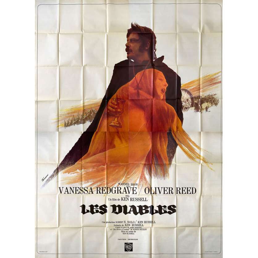 LES DIABLES Affiche de film- 240x320 cm. - 1971 - Oliver Reed, Ken Russel