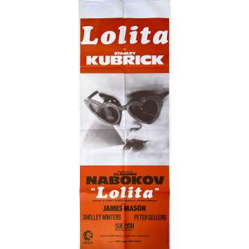 LOLITA Affiche de film- 60x160 cm. - R1980 - James Mason, Stanley Kubrick LOLITA Affiche de film- 60x160 cm. - R1980 - James Mason, Stanley Kubrick