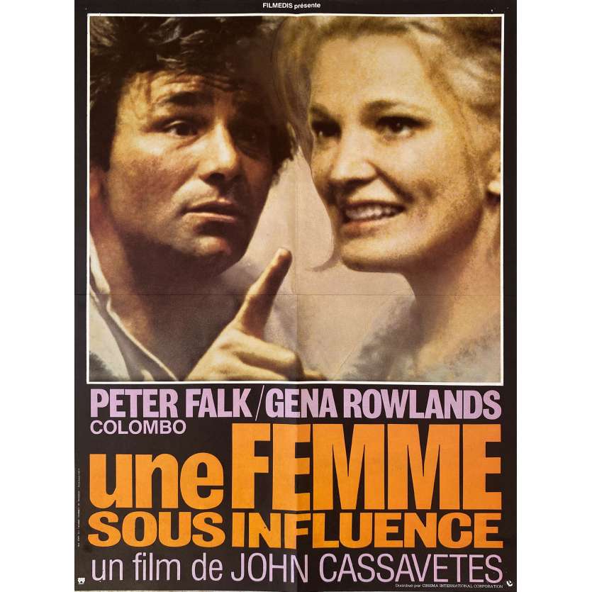 UNE FEMME SOUS INFLUENCE Affiche de film- 40x60 cm. - 1974 - Gena Rowlands, John Cassavetes