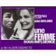 UNE FEMME SOUS INFLUENCE Synopsis- 24x30 cm. - 1974 - Gena Rowlands, John Cassavetes