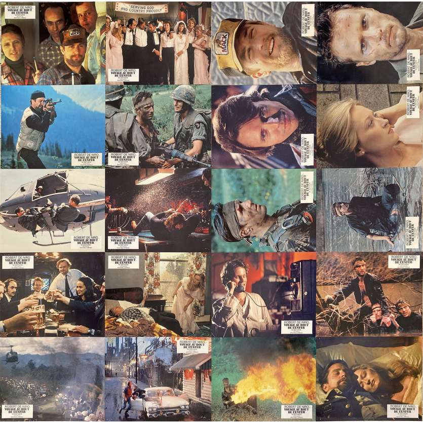 THE DEER HUNTER Original Lobby Cards x20 - 9x12 in. - 1978 - Michael Cimino, Robert de Niro