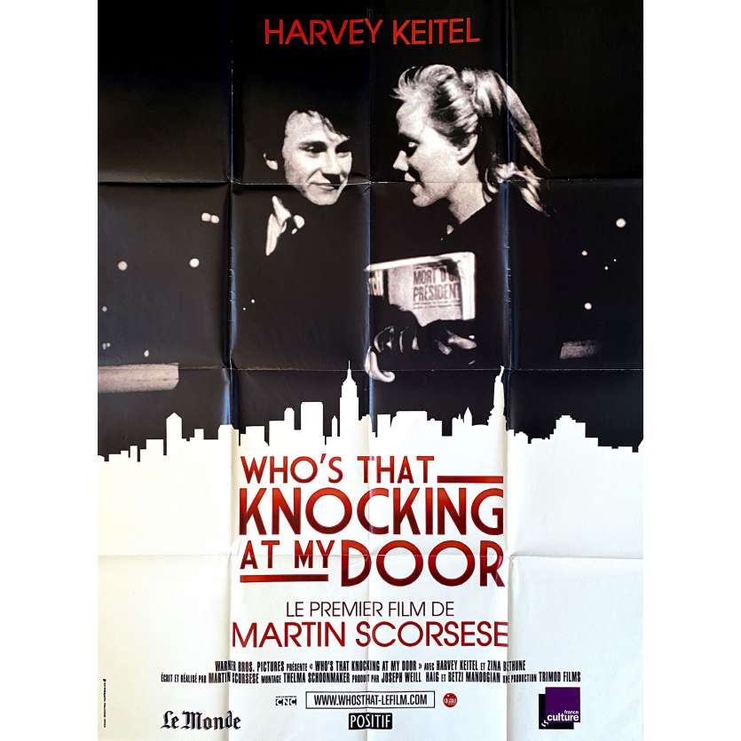 WHO'S THAT KNOCKING AT MY DOOR Affiche de film- 120x160 cm. - R1990 - Harvey Keitel, Martin Scorsese