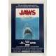 JAWS Original Linenbacked 1sh Movie Poster - 1975 - Spielberg One sheet