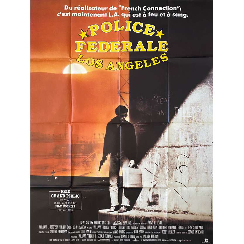 POLICE FEDERALE LOS ANGELES Affiche de film120x160 - 1984 - Willem Dafoe, William Friedkin