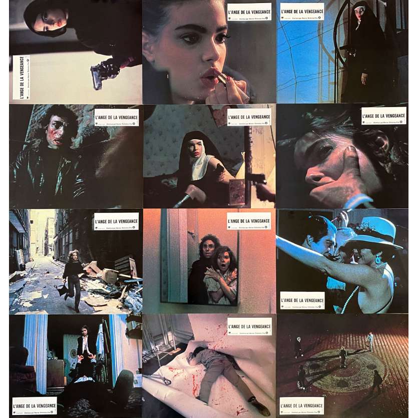 L'ANGE DE LA VENGEANCE Photos de film x12 - 21x30 cm. - 1981 - Zoë Lund, Abel Ferrara
