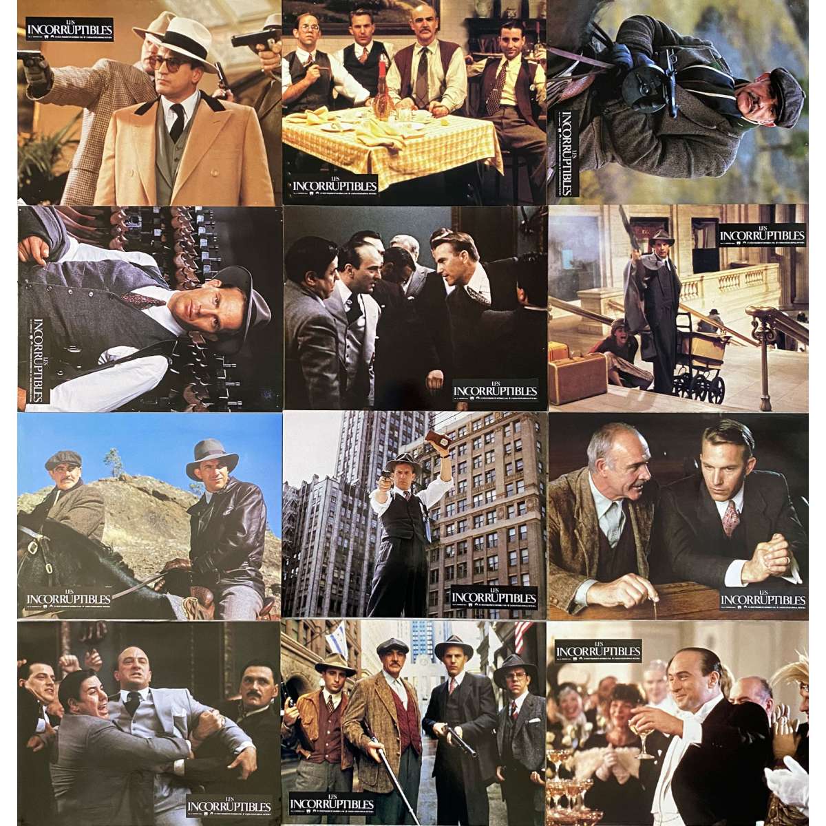 THE UNTOUCHABLES Lobby Cards 9x12 in.