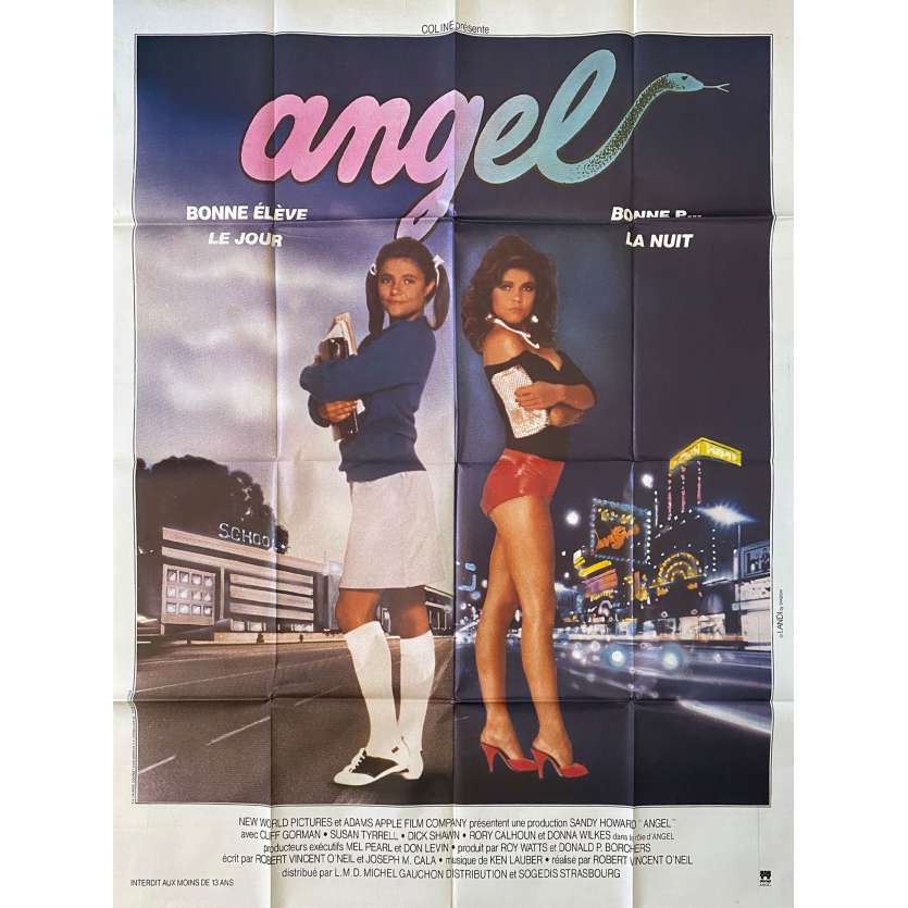ANGEL Original Movie Poster- 47x63 in. - 1983 - Robert Vincent O'Neil, Donna Wilkes