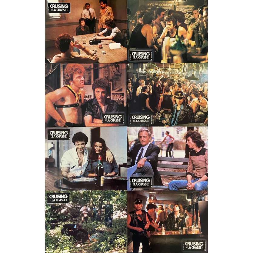 CRUISING Original Lobby Cards x8 - Set B - 9x12 in. - 1980 - William Friedkin, Al Pacino