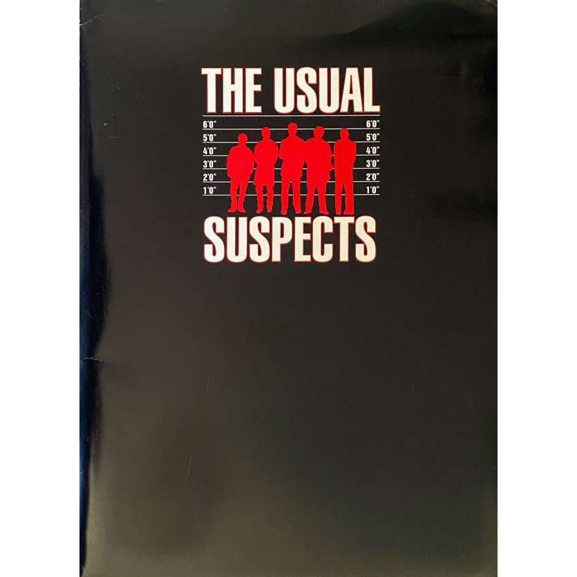 USUAL SUSPECTS Presskit 26p + 5 photos - 21x30 cm. - 1995 - Kevin Spacey, Bryan Singer