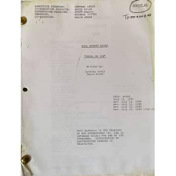 CAPITAINE FURILLO Scénario - S06E03, 60p - 20x25 cm. - 1981 - Daniel J. Travanti, Steven Bochco