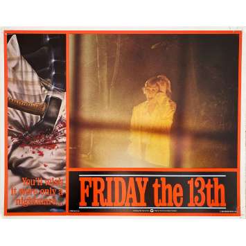 Friday THE 13TH Original Lobby Card Intl - 2 - 11x14 in. - 1980 - Sean S. Cunningham, Kevin Bacon