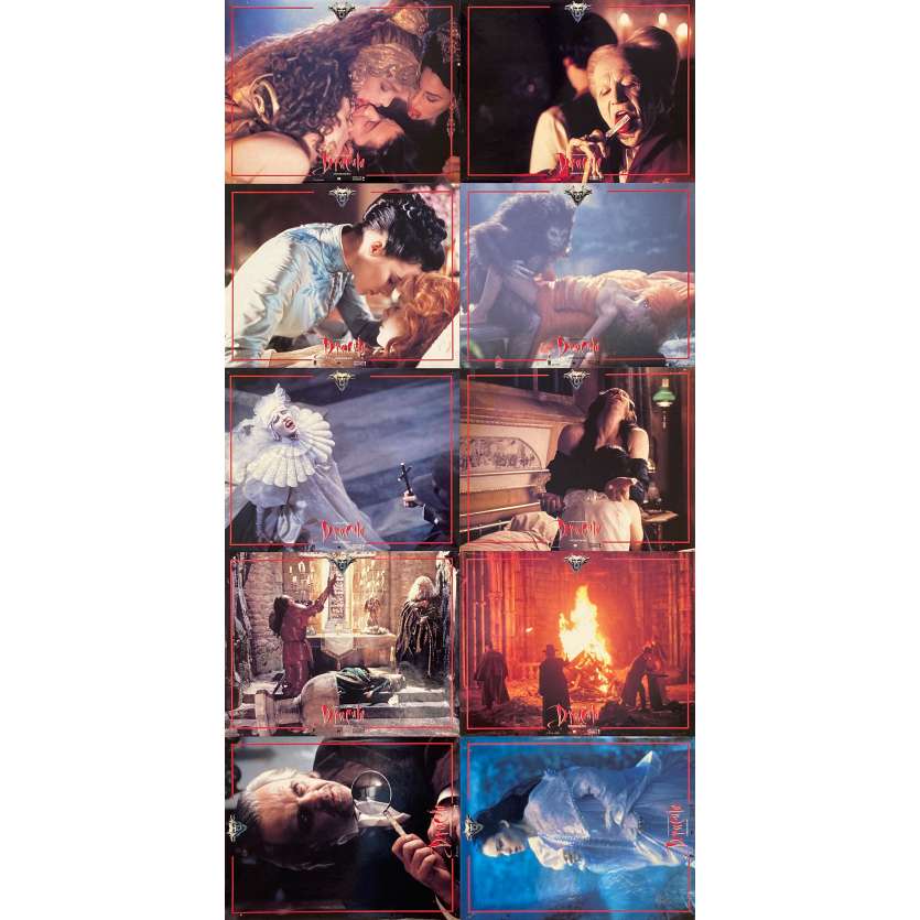 DRACULA Photos de film x10 - 21x30 cm. - 1992 - Gary Oldman, Winona Ryder, Francis Ford Coppola