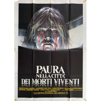 THE CITY OF THE LIVING DEAD Original Movie Poster- 39x55 in. - 1980 - Lucio Fulci, Catriona MacColl THE CITY OF THE LIVING DEAD Original Movie Poster- 39x55 in. - 1980 - Lucio Fulci, Catriona MacColl