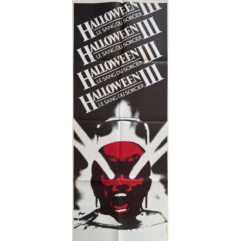 HALLOWEEN III SEASON OF THE WITCH Original Movie Poster- 23x63 in. - 1982 - Tommy Lee Wallace, Tom Atkins