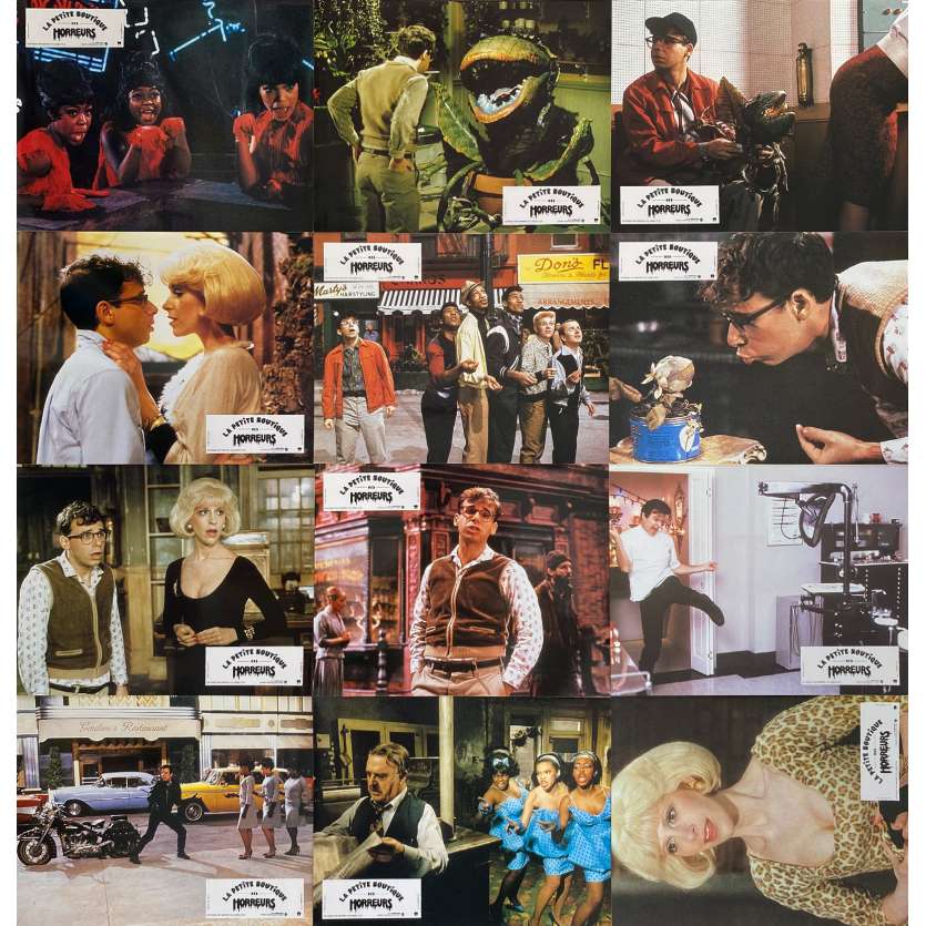 LA PETITE BOUTIQUE DES HORREURS Photos de film x12 - 21x30 cm. - 1986 - Rick Moranis, Franck Oz