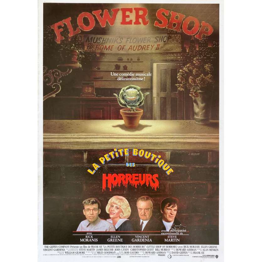 LA PETITE BOUTIQUE DES HORREURS Synopsis- 21x30 cm. - 1986 - Rick Moranis, Franck Oz