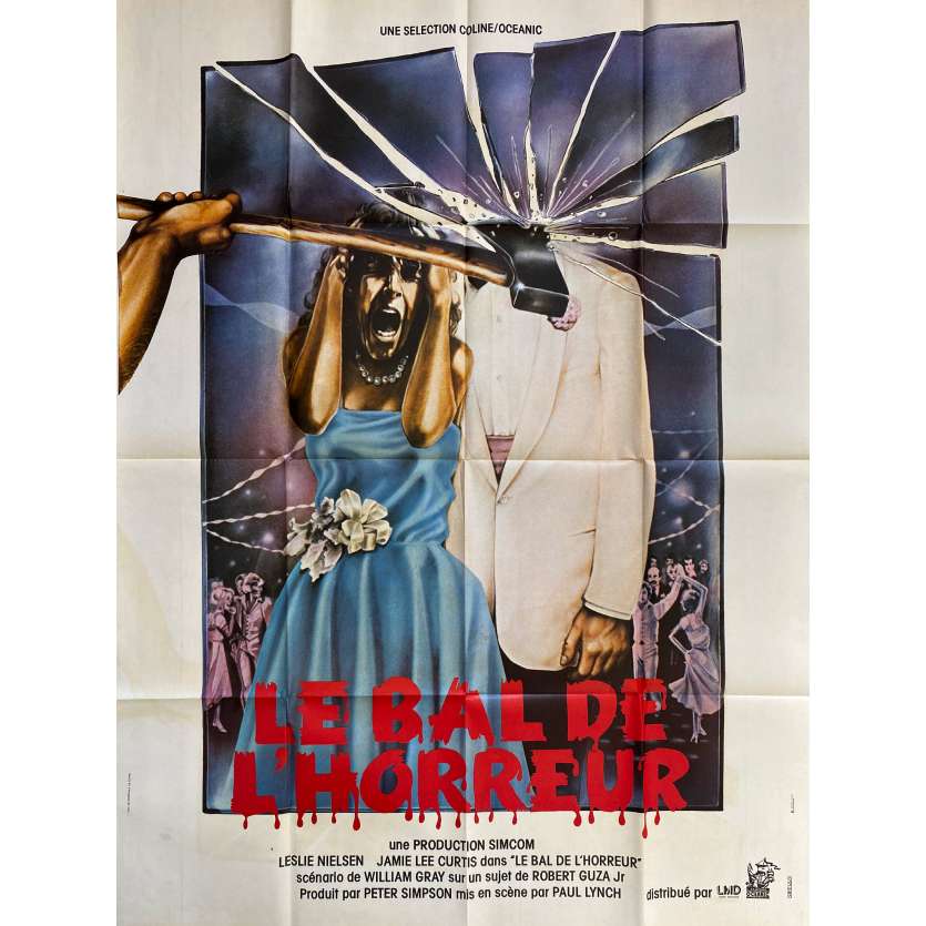 LE BAL DE L'HORREUR Affiche de film- 120x160 cm. - 1980 - Jamie Lee Curtis, Paul Lynch