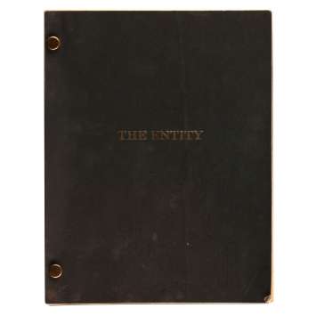 THE ENTITY Original Movie Script 145p+Shooting Schedule - 9x12 in. - 1982 - Sidney J. Furie, Barbara Hershey