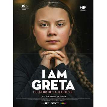 I AM GRETA Affiche de film- 40x54 cm. - 2021 - Greta Thunberg, Nathan Grossman