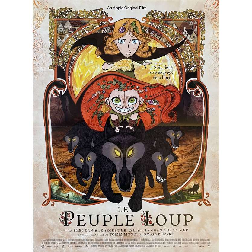 LE PEUPLE LOUP - WOLFWALKERS Affiche de film- 40x54 cm. - 2020 - Honor Kneafsey, Tomm Moore