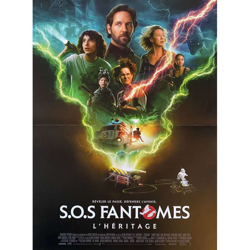 SOS FANTOMES - L'HERITAGE Affiche de film Def. - 40x54 cm. - 2020 - Bill Murray, Dan Aycroyd, Jason Reitman