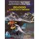 20,000 LEAGUES UNDER THE SEA Original Movie Poster- 15x21 in. - 1963 - Richard Fleisher, Kirk Douglas