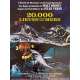 20000 LIEUES SOUS LES MERS Affiche de film- 40x54 cm. - 1963 - Kirk Douglas, Richard Fleisher