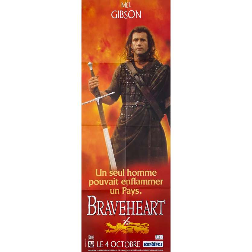 BRAVEHEART Original Movie Poster Style A-Gibson - 23x63 in. - 1995 - Mel Gibson, Patrick McGoohan