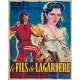 IL FIGLIO DI LAGARDERE Original Movie Poster- 47x63 in. - 1952 - Fernando Cerchio, Rossano Brazzi