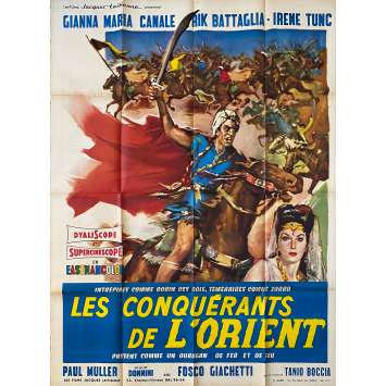 LES CONQUERANTS DE L'ORIENT Affiche de film- 120x160 cm. - 1960 - Don Megowan, Guido Malatesta